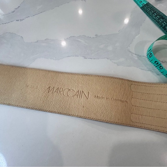 Marc Cain Leather Triple Strap Wide Waist Cincher - Picture 9 of 14